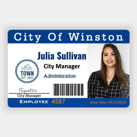 Municipal employee ID