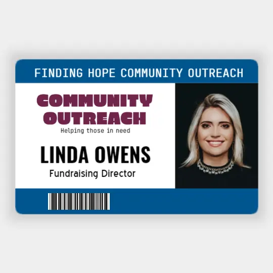 Outreach services ID Card