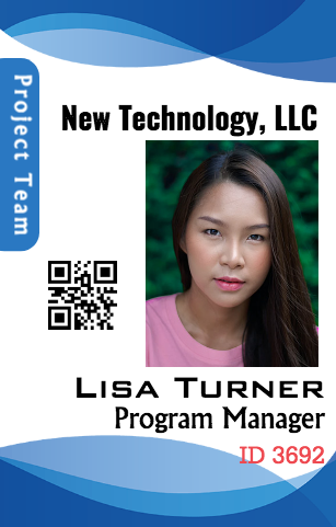 Company ID cards, Make employee plastic photo ID badges in minutes